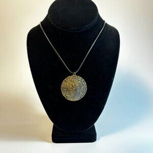 Y2K Jewelry Boho Pendant‎ Necklace Vintage 2000s Cord Retro Accessory 24"